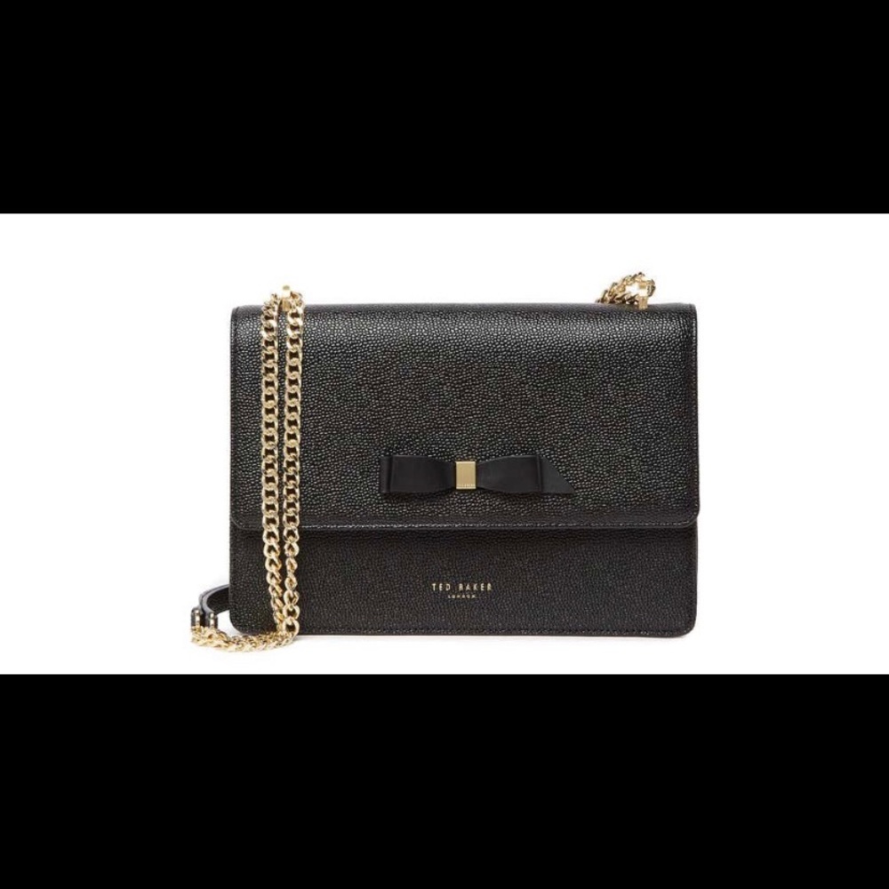 Ted Baker London Joanna Bow LeatherChain Crossbody